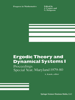 cover image of Ergodic Theory and Dynamical Systems I
